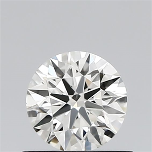 Picture of Natural Diamond 0.58 Carats, Round with Excellent Cut, I Color, VS1 Clarity and Certified by IGI