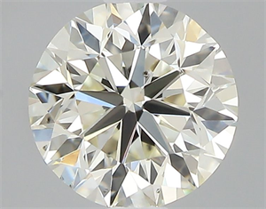 Picture of Natural Diamond 0.50 Carats, Round with Very Good Cut, J Color, VS2 Clarity and Certified by IGI