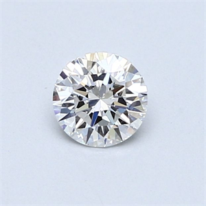 Picture of Natural Diamond 0.43 Carats, Round with Excellent Cut, E Color, VS2 Clarity and Certified by GIA