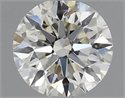 Natural Diamond 0.47 Carats, Round with Excellent Cut, J Color, VS2 Clarity and Certified by IGI