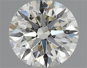 Picture of Natural Diamond 0.47 Carats, Round with Excellent Cut, J Color, VS2 Clarity and Certified by IGI