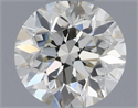 Natural Diamond 0.40 Carats, Round with Good Cut, I Color, VS1 Clarity and Certified by IGI