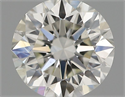 Natural Diamond 0.40 Carats, Round with Excellent Cut, H Color, VS2 Clarity and Certified by IGI