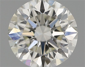 Picture of Natural Diamond 0.40 Carats, Round with Excellent Cut, H Color, VS2 Clarity and Certified by IGI