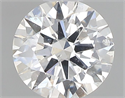 Natural Diamond 0.40 Carats, Round with Excellent Cut, F Color, SI2 Clarity and Certified by GIA