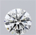 Natural Diamond 3.01 Carats, Round with Excellent Cut, K Color, SI1 Clarity and Certified by GIA