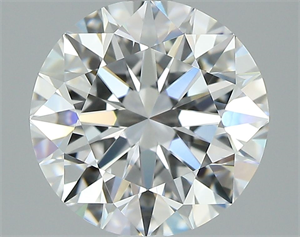 Picture of Natural Diamond 1.80 Carats, Round with Excellent Cut, D Color, FL Clarity and Certified by GIA