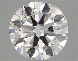 Picture of Natural Diamond 3.62 Carats, Round with Excellent Cut, I Color, VVS1 Clarity and Certified by GIA