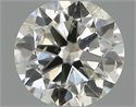 Natural Diamond 0.50 Carats, Round with Excellent Cut, H Color, SI2 Clarity and Certified by IGI