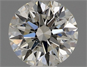 Natural Diamond 0.43 Carats, Round with Excellent Cut, I Color, SI1 Clarity and Certified by GIA