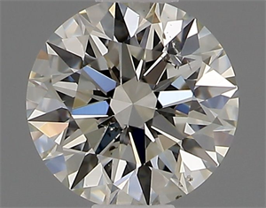 Picture of Natural Diamond 0.43 Carats, Round with Excellent Cut, I Color, SI1 Clarity and Certified by GIA