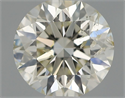 Natural Diamond 0.61 Carats, Round with Excellent Cut, I Color, SI2 Clarity and Certified by IGI