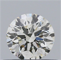 Natural Diamond 0.40 Carats, Round with Excellent Cut, I Color, VS2 Clarity and Certified by IGI