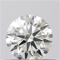 Natural Diamond 0.40 Carats, Round with Excellent Cut, K Color, VS1 Clarity and Certified by GIA