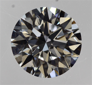 Picture of Natural Diamond 0.40 Carats, Round with Excellent Cut, F Color, VS2 Clarity and Certified by GIA