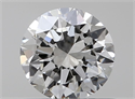 Natural Diamond 0.50 Carats, Round with Very Good Cut, I Color, VVS2 Clarity and Certified by GIA