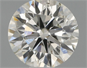 Natural Diamond 0.50 Carats, Round with Excellent Cut, H Color, SI1 Clarity and Certified by IGI