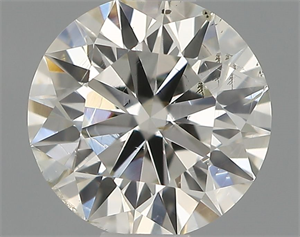 Picture of Natural Diamond 0.50 Carats, Round with Excellent Cut, H Color, SI1 Clarity and Certified by IGI