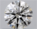 Natural Diamond 0.43 Carats, Round with Excellent Cut, G Color, VVS1 Clarity and Certified by GIA