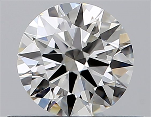 Picture of Natural Diamond 0.43 Carats, Round with Excellent Cut, G Color, VVS1 Clarity and Certified by GIA