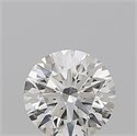 Natural Diamond 0.43 Carats, Round with Excellent Cut, H Color, VS2 Clarity and Certified by GIA