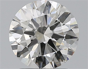 Picture of Natural Diamond 1.60 Carats, Round with Excellent Cut, G Color, VS2 Clarity and Certified by GIA