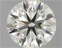 Natural Diamond 0.40 Carats, Round with Very Good Cut, J Color, VVS2 Clarity and Certified by IGI