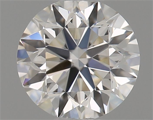 Picture of Natural Diamond 0.40 Carats, Round with Very Good Cut, J Color, VVS1 Clarity and Certified by GIA