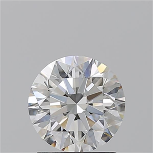 Picture of Natural Diamond 1.41 Carats, Round with Excellent Cut, F Color, VVS2 Clarity and Certified by GIA