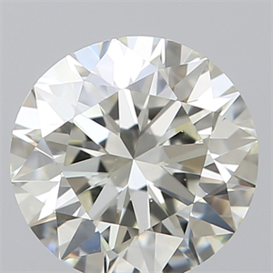 Picture of Natural Diamond 0.50 Carats, Round with Excellent Cut, K Color, VVS2 Clarity and Certified by GIA