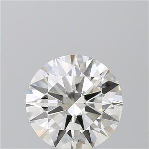 Picture of Natural Diamond 5.01 Carats, Round with Excellent Cut, I Color, VS1 Clarity and Certified by GIA