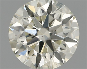 Picture of Natural Diamond 0.42 Carats, Round with Excellent Cut, I Color, VS2 Clarity and Certified by IGI