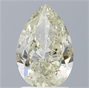 Natural Diamond 1.50 Carats, Pear with  Cut, K Color, SI1 Clarity and Certified by IGI