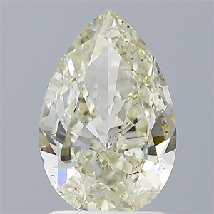 Picture of Natural Diamond 1.50 Carats, Pear with  Cut, K Color, SI1 Clarity and Certified by IGI