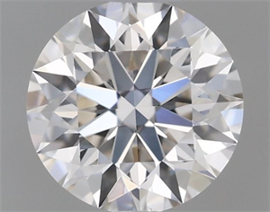 Picture of Natural Diamond 0.40 Carats, Round with Excellent Cut, G Color, IF Clarity and Certified by IGI