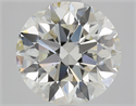 Natural Diamond 3.50 Carats, Round with Excellent Cut, J Color, VVS1 Clarity and Certified by GIA