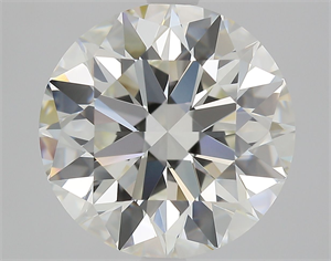 Picture of Natural Diamond 3.50 Carats, Round with Excellent Cut, J Color, VVS1 Clarity and Certified by GIA