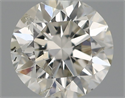 Natural Diamond 0.50 Carats, Round with Excellent Cut, H Color, SI2 Clarity and Certified by IGI