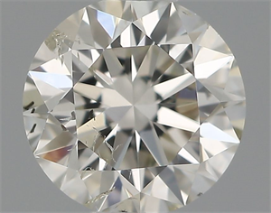 Picture of Natural Diamond 0.50 Carats, Round with Excellent Cut, H Color, SI2 Clarity and Certified by IGI