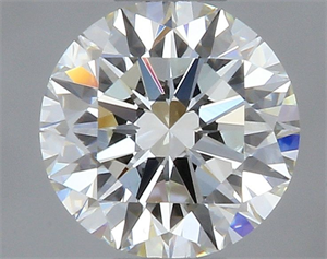 Picture of Natural Diamond 0.40 Carats, Round with Excellent Cut, J Color, SI1 Clarity and Certified by GIA