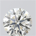 Natural Diamond 0.51 Carats, Round with Excellent Cut, K Color, SI1 Clarity and Certified by GIA