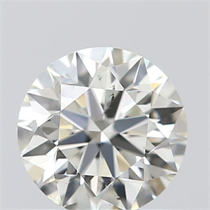 Picture of Natural Diamond 0.51 Carats, Round with Excellent Cut, K Color, SI1 Clarity and Certified by GIA