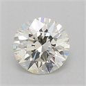 Natural Diamond 0.40 Carats, Round with Very Good Cut, K Color, SI1 Clarity and Certified by GIA