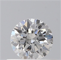 Natural Diamond 0.40 Carats, Round with Very Good Cut, G Color, SI2 Clarity and Certified by GIA