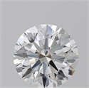 Natural Diamond 2.10 Carats, Round with Excellent Cut, E Color, VVS1 Clarity and Certified by GIA