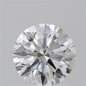 Picture of Natural Diamond 2.10 Carats, Round with Excellent Cut, E Color, VVS1 Clarity and Certified by GIA