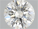 Natural Diamond 0.41 Carats, Round with Excellent Cut, H Color, VVS2 Clarity and Certified by GIA