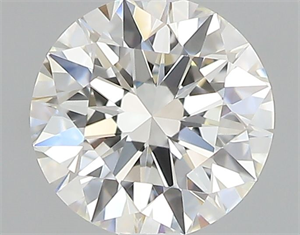 Picture of Natural Diamond 0.41 Carats, Round with Excellent Cut, H Color, VVS2 Clarity and Certified by GIA