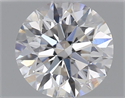 Natural Diamond 0.45 Carats, Round with Excellent Cut, F Color, SI1 Clarity and Certified by GIA