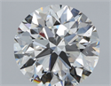 Natural Diamond 2.01 Carats, Round with Excellent Cut, I Color, SI1 Clarity and Certified by GIA